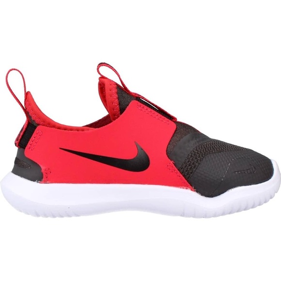 Nike Kids Preschool Flex Runner Running Shoes | (Medium Ash/Black-Red, 6Y - Picture 1 of 11